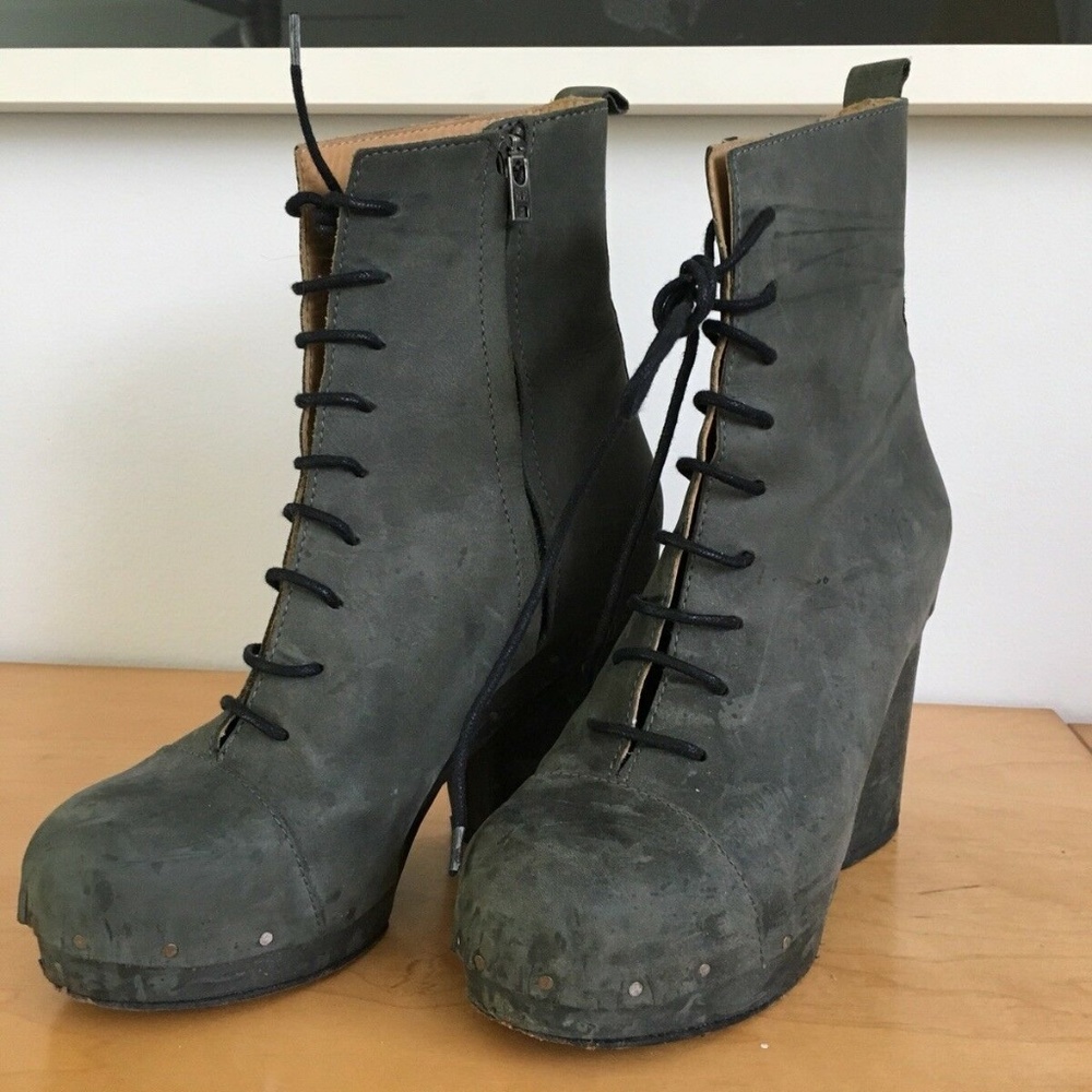 ACNE SHANK CLOG BOOTS - 37